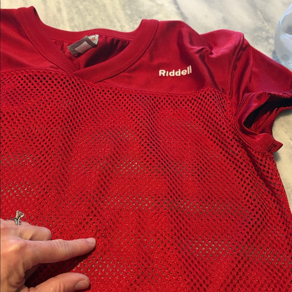 Riddell Kids Red Sports Jersey - Picture 11 of 11